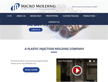 Tablet Screenshot of micromoldingid.com